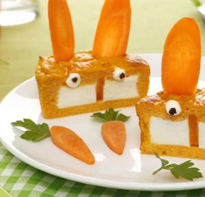 flan carotte ludique pour les enfants