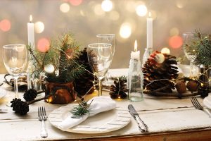 decoration de table de noel pour les fêtes